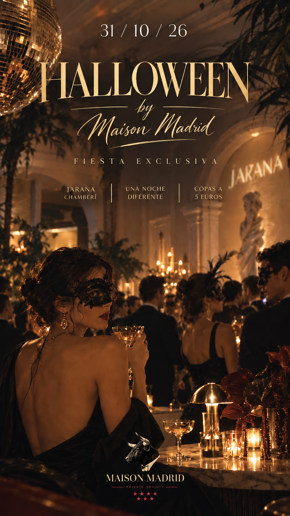 Early bird - Halloween Party by Maison Madrid - 1 Copa - 31/10/26