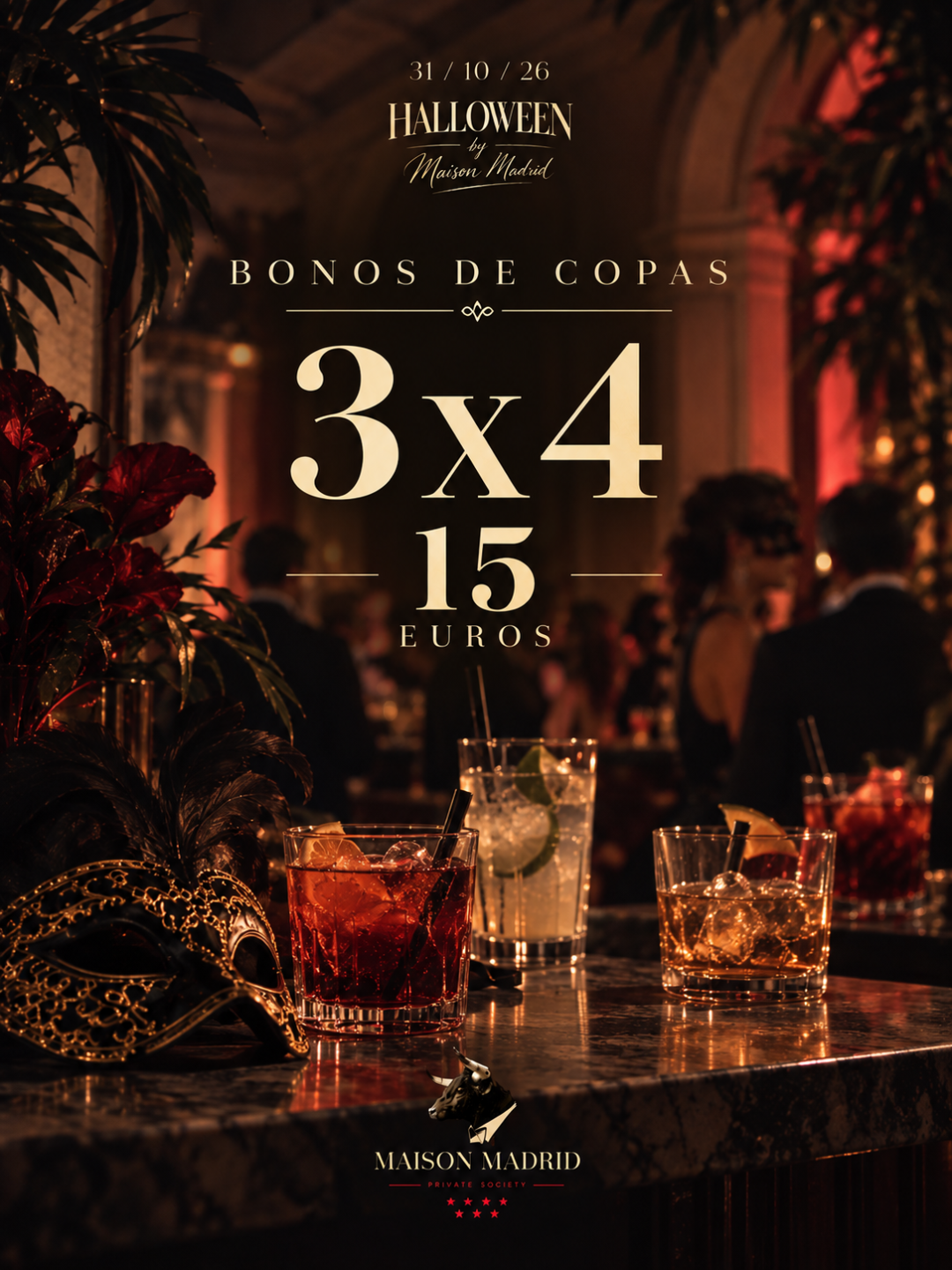 Pack de copas Halloween Party 3X12€